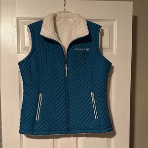 Free Country Teal Quilted reversible Vest